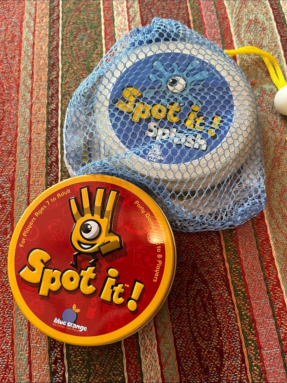 Spot It Party Games Fam Fav 2 decks one indoor deck one outdoor waterproof deck